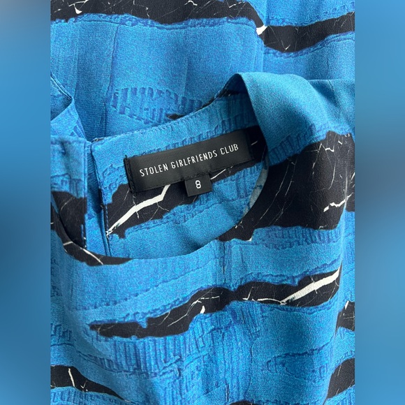 SILK PRINTED TEE DRESS (WEEKEND SALE) - Picture 4 of 4